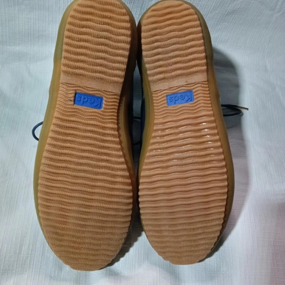 Keds x Rifle Paper Co. Scout Garden Party Boots Blue Canvas 7 - Picture 9 of 9